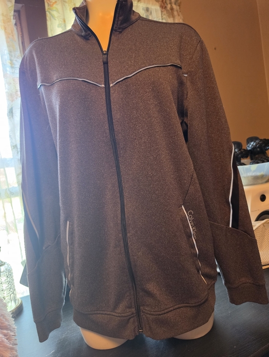 Calvin Klein Jackets & Blazers - Calvin Klein Women's Gray Sweatshirt